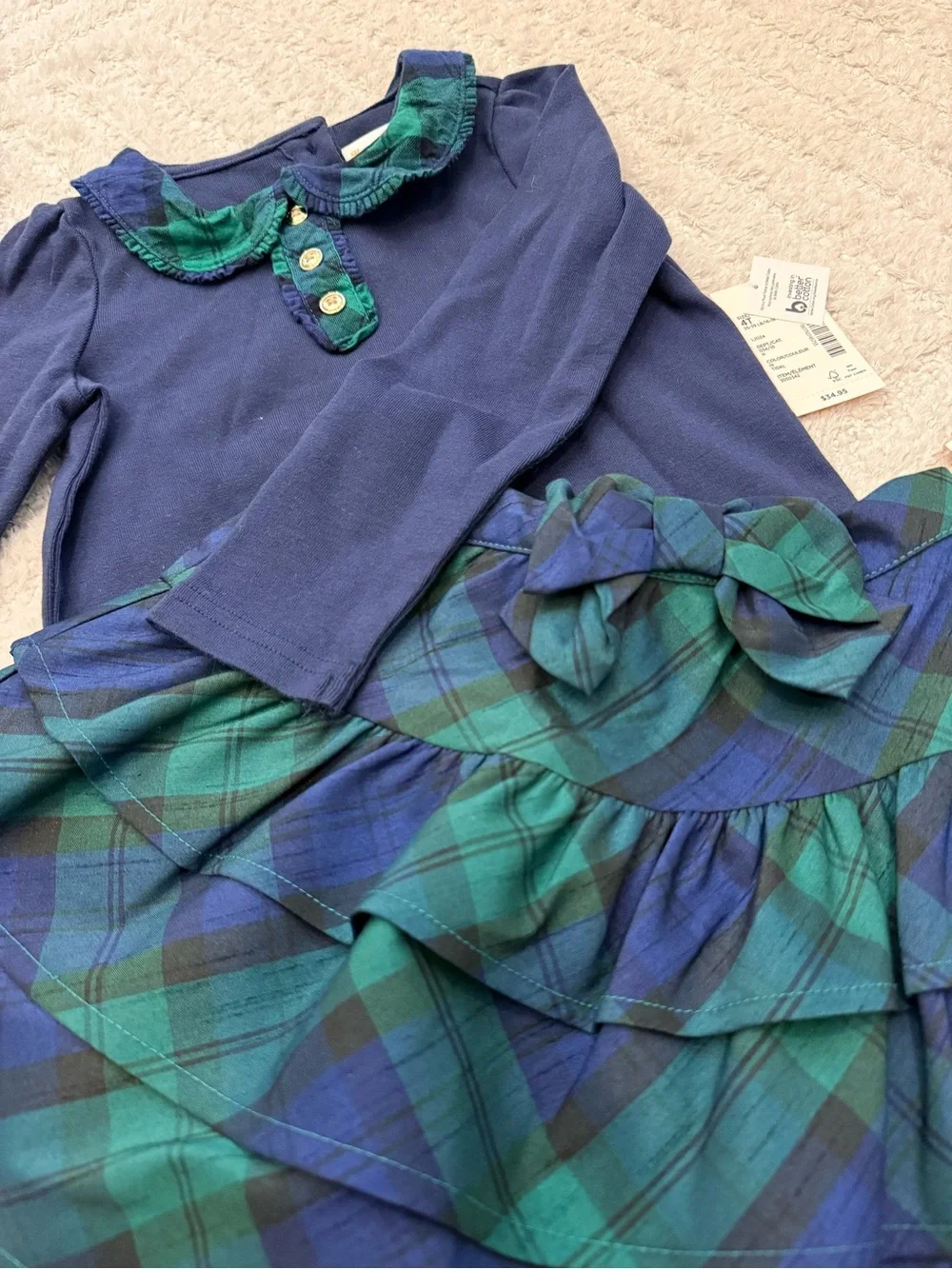 NWT - Gymboree Girls Blouse & Skirt Set - Size 4T